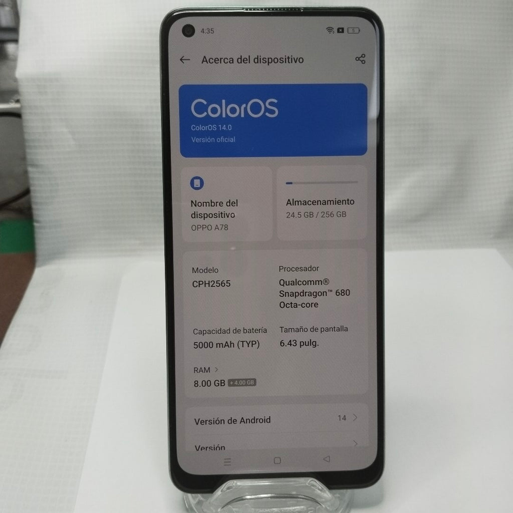 CELULAR OPPO  A78 CPH2565 (2023) 256 GB 8 GB RAM