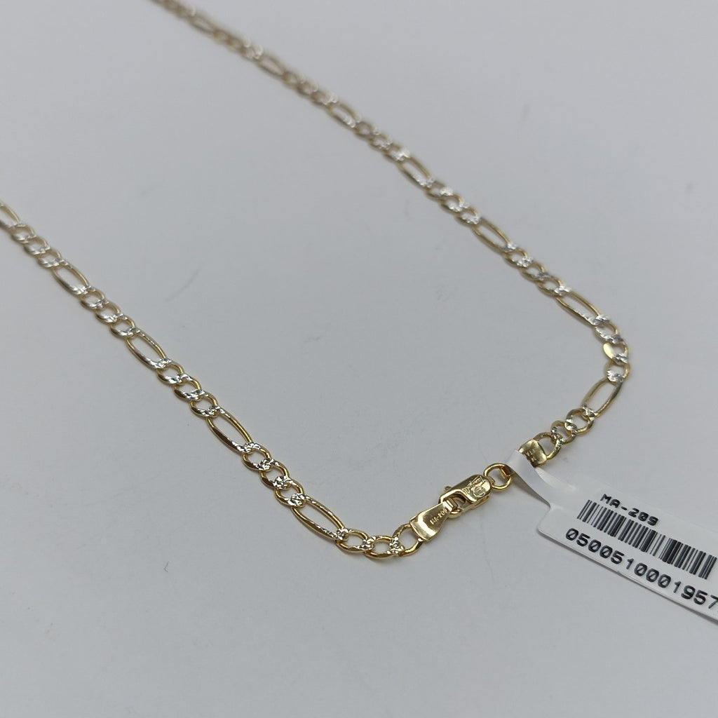 CADENAS CARTIER 3*1 DIAMANTADA ORO 14K 7.5 (NUEVO)