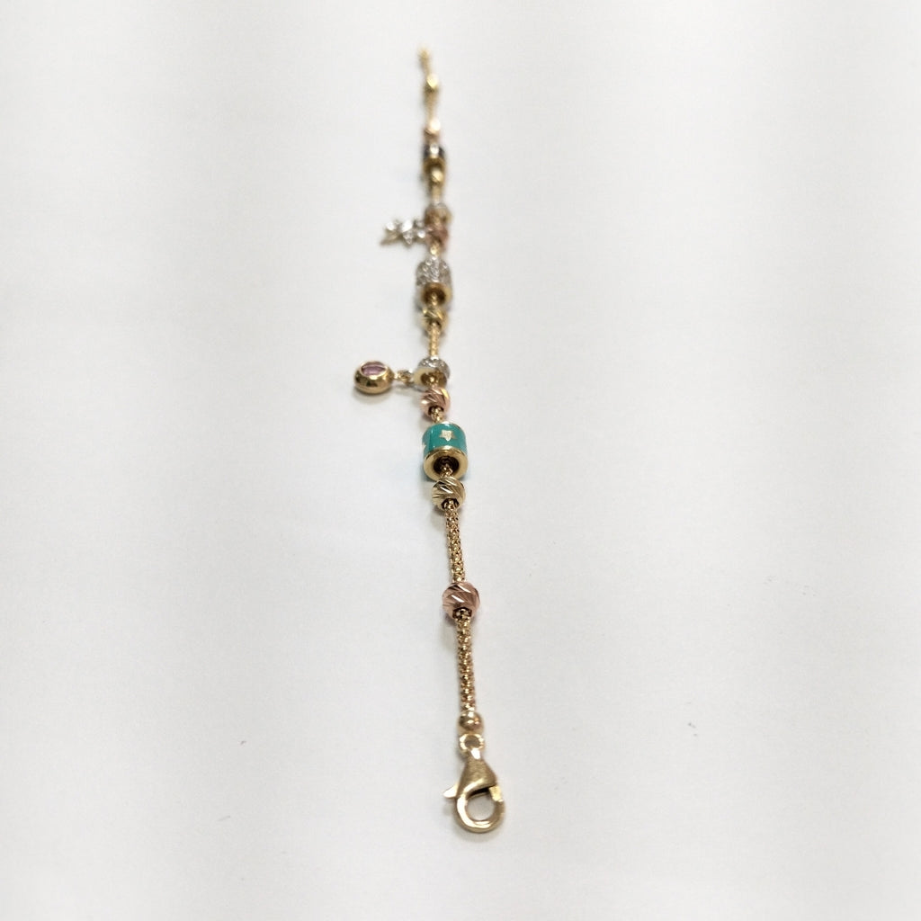 PULSERAS DAMA ORO 14K 5.6 (NUEVO)