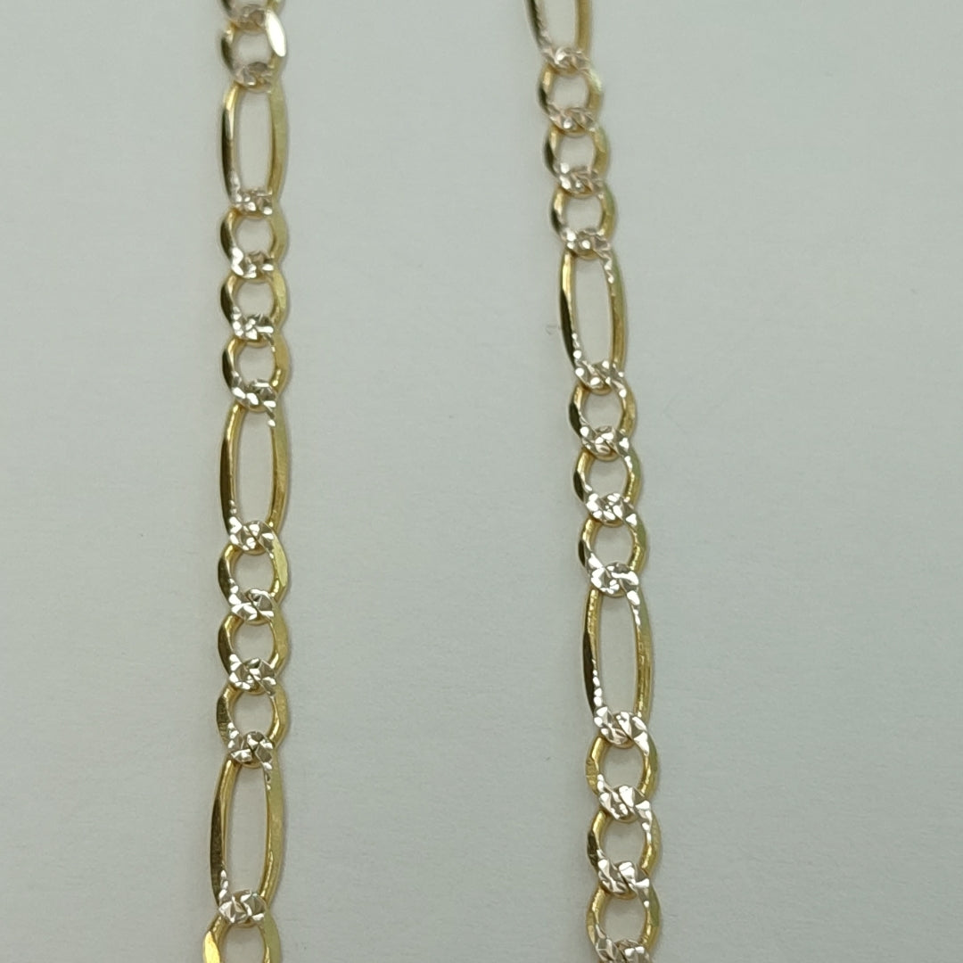 CADENAS CARTIER 3 1 DIAMANTADA ORO 14K 8.1 (NUEVO)