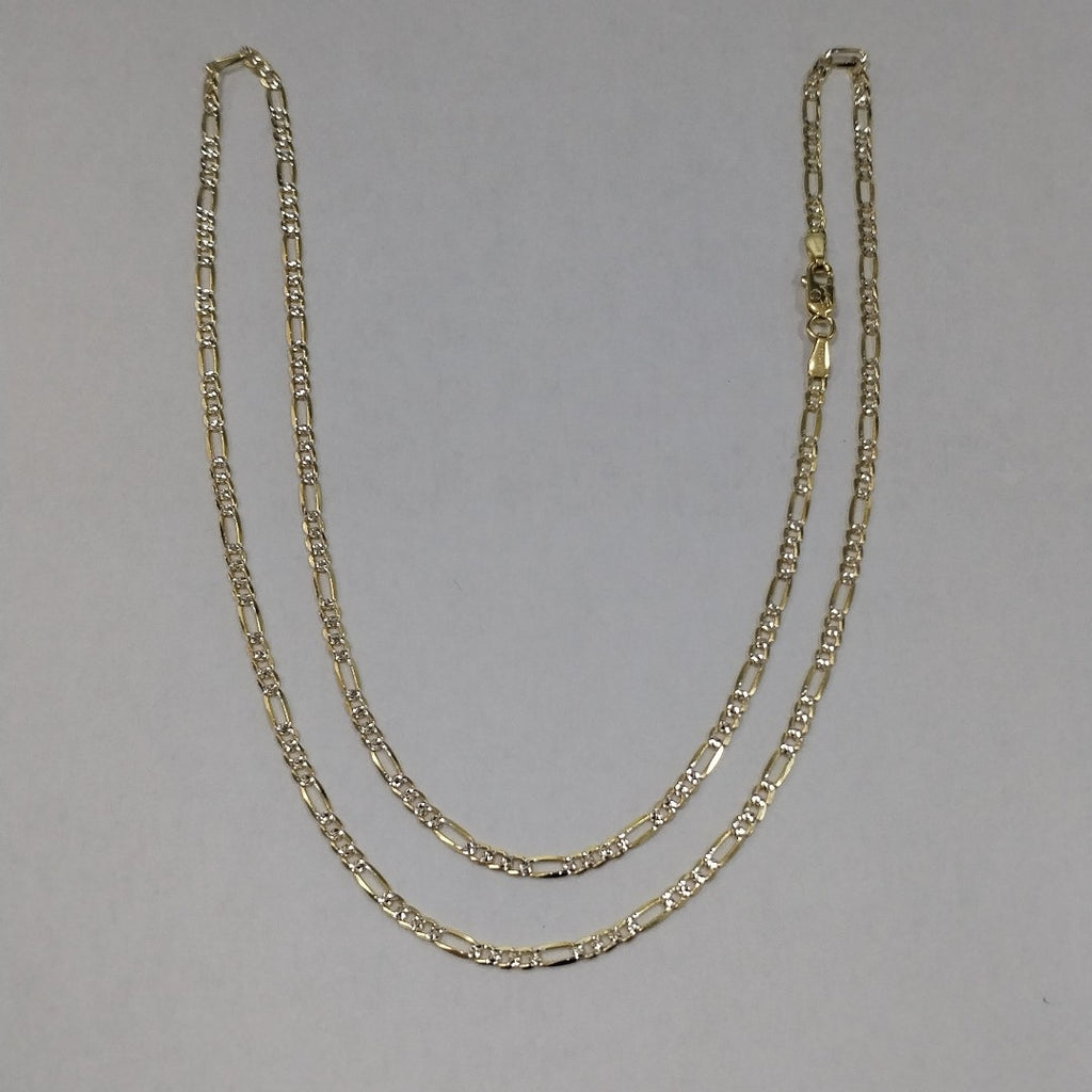 CADENAS CARTIER 3*1 DIAMANTADA ORO 14K 4.4 (NUEVO)