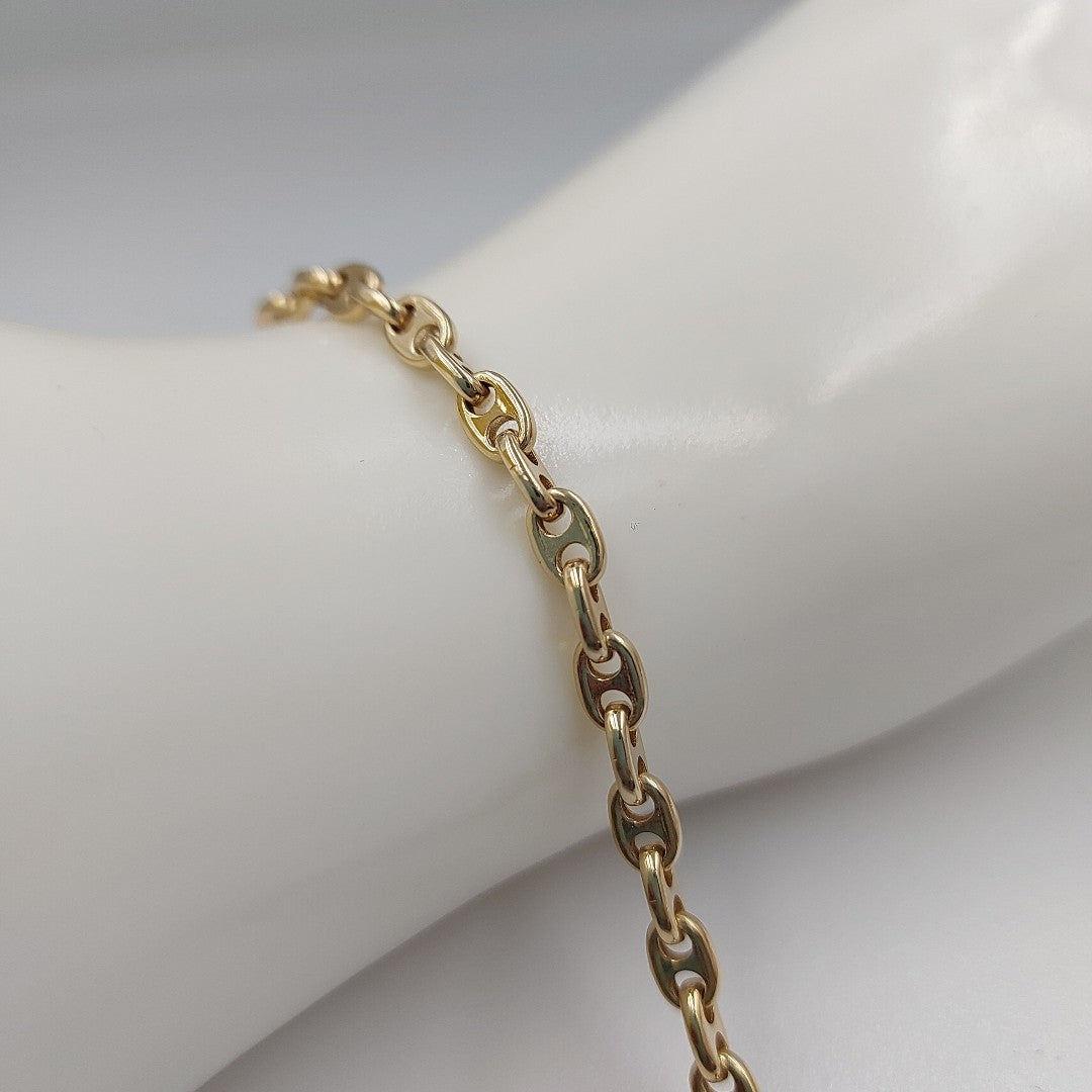 PULSERAS CABALLERO ORO 14K 7 (NUEVO)