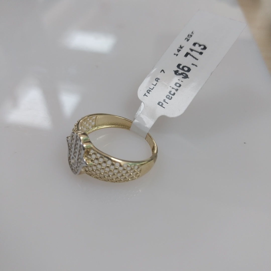 ANILLOS DAMA ORO 14K 2 (NUEVO)
