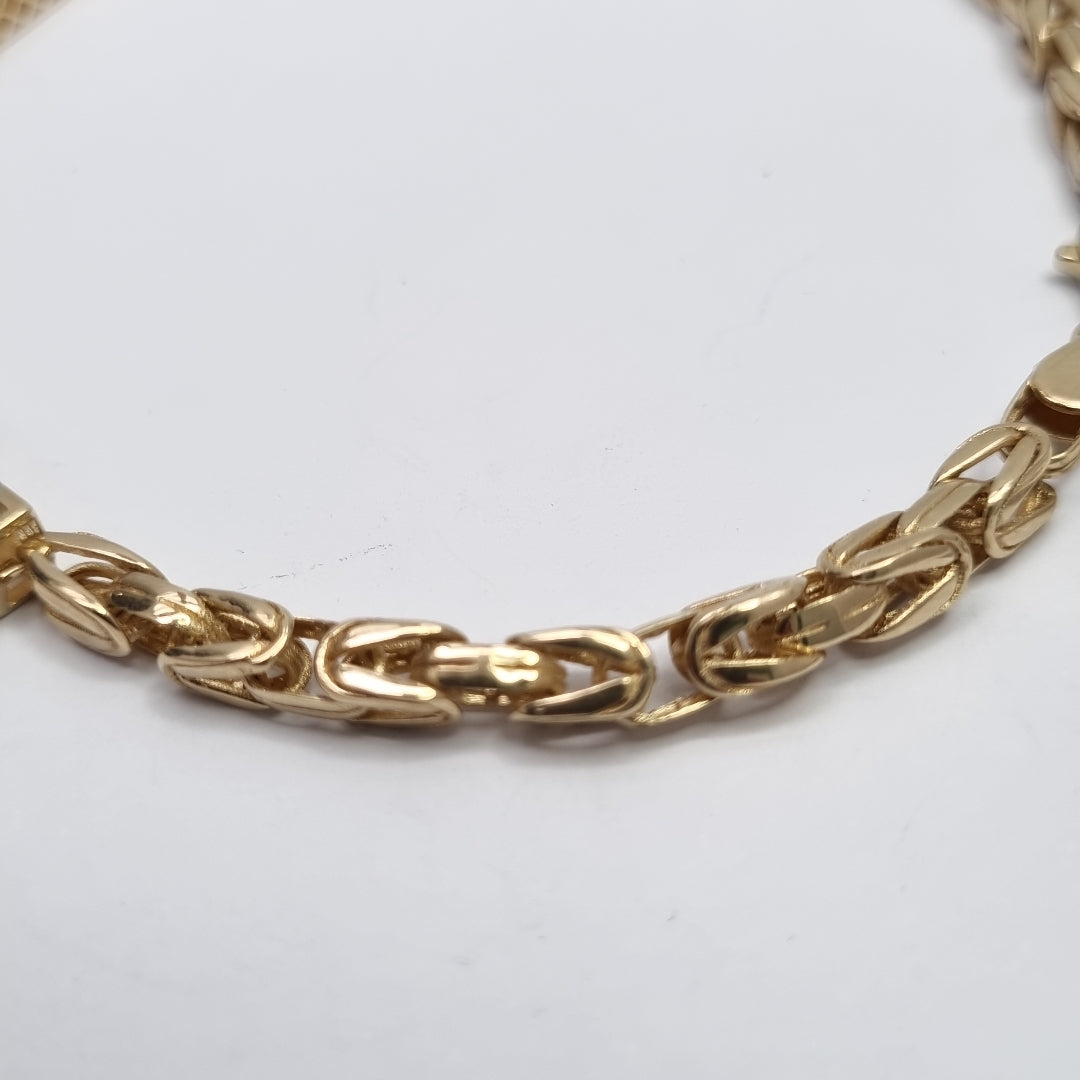 PULSERAS CABALLERO ORO 14K 10.9 (NUEVO)