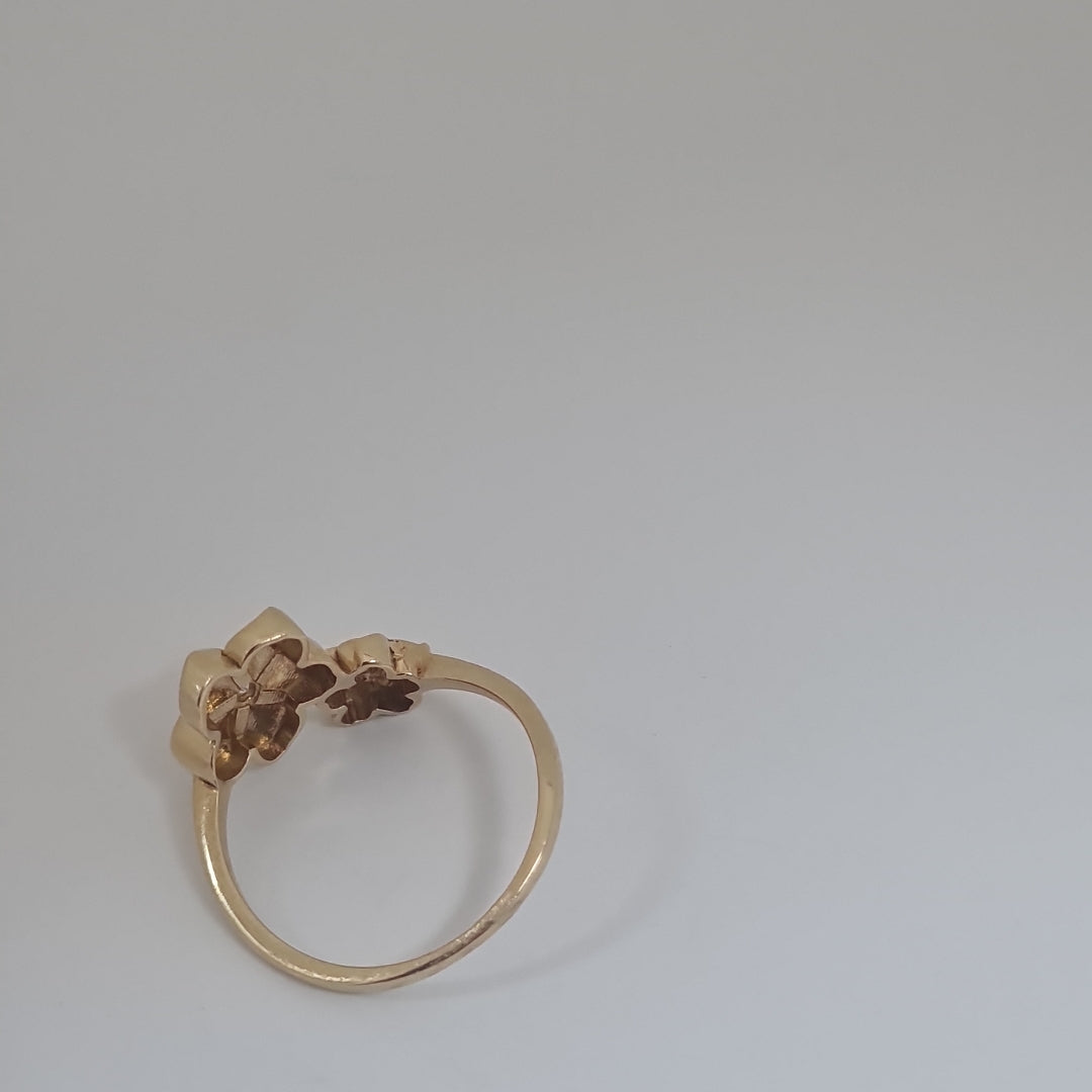 ANILLOS DAMA ORO 14K 2 (NUEVO)