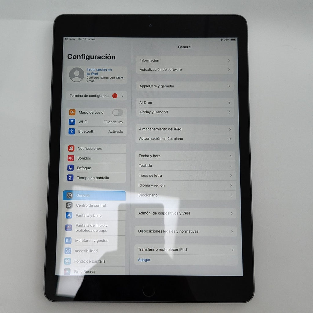 TABLETA APPLE IPAD 8 A2270 128 GB 3 GB RAM (SEMINUEVO)