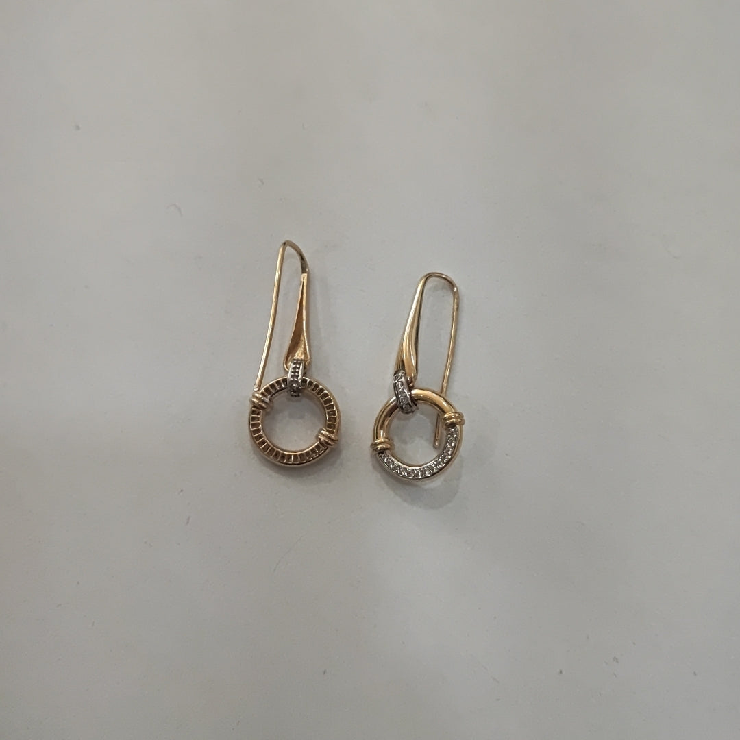 BROQUELES ORO 14K 4.1 (NUEVO)