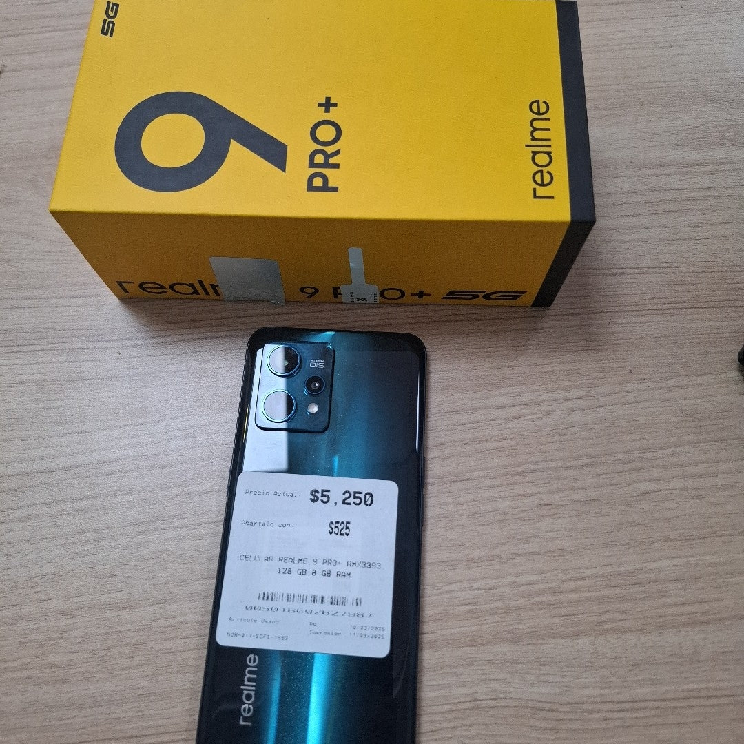 CELULAR REALME 9 PRO+ RMX3393 128 GB 8 GB RAM (SEMINUEVO)