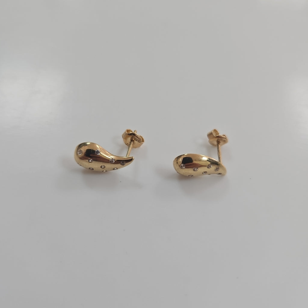 BROQUELES ORO 14K 2 (NUEVO)