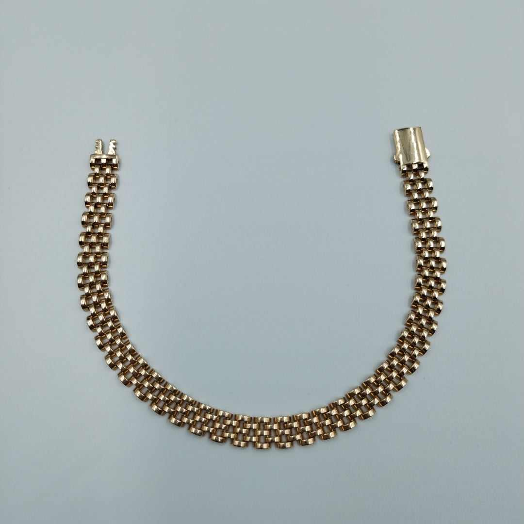 PULSERAS CABALLERO ORO 14K 18.1 (NUEVO)