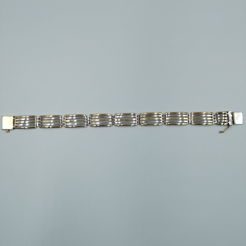 PULSERAS CABALLERO ORO 14K 18.7 (NUEVO)