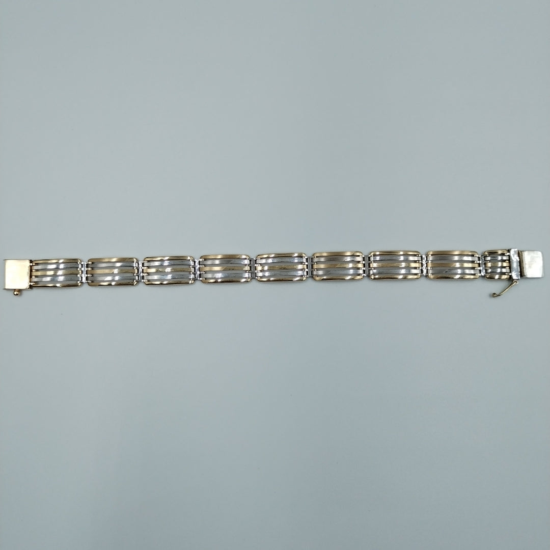 PULSERAS CABALLERO ORO 14K 18.7 (NUEVO)