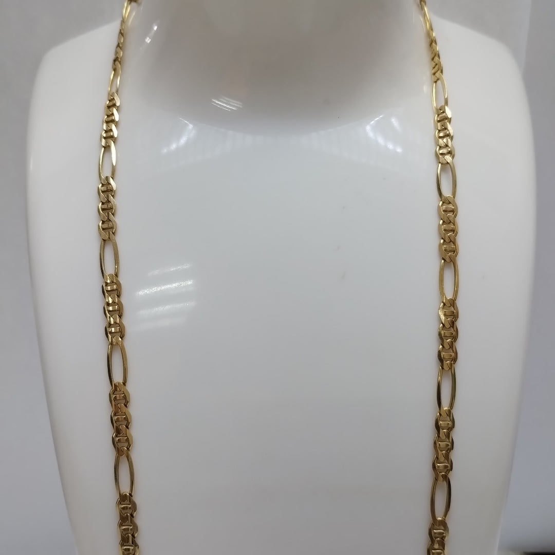 CADENAS CARTIER 3*1 AMARILLA ORO 10K 12.8 (NUEVO)