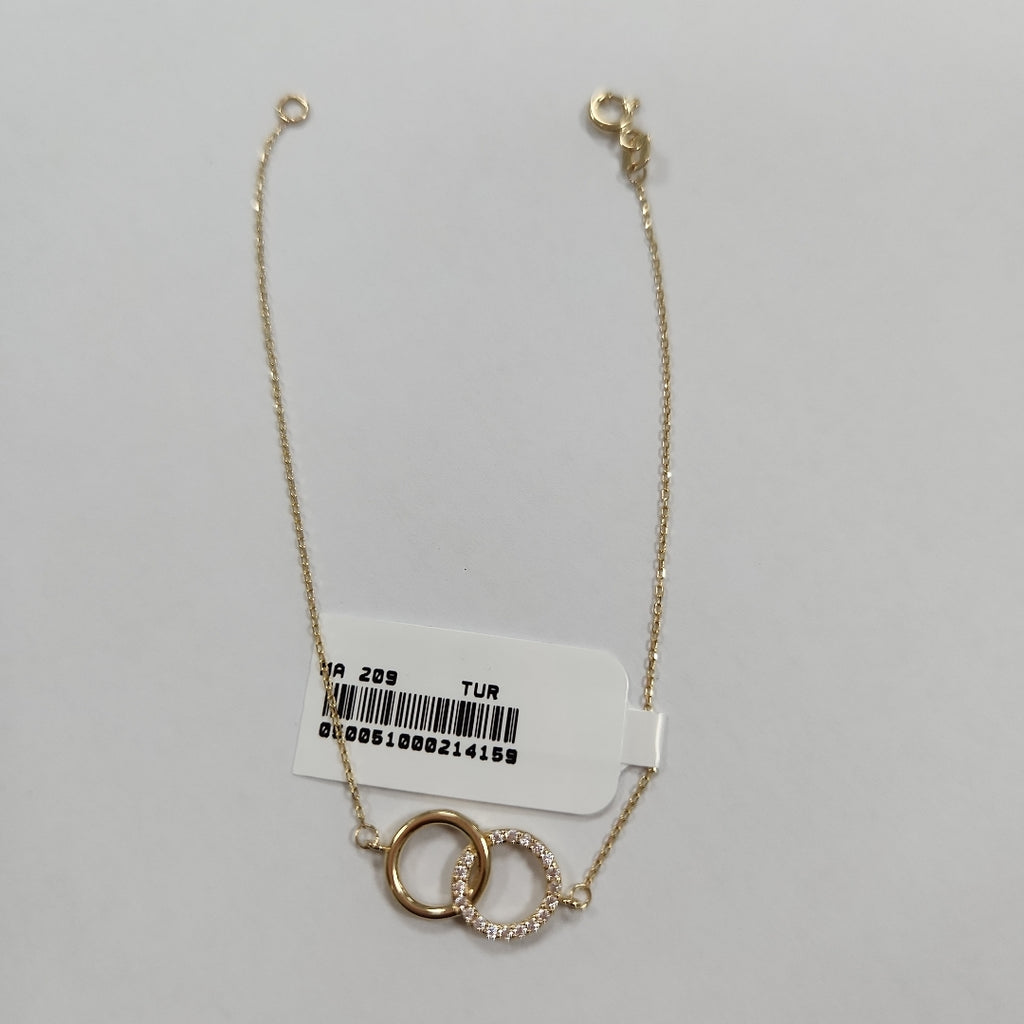 PULSERAS DAMA ORO 14K 1.3 (NUEVO)