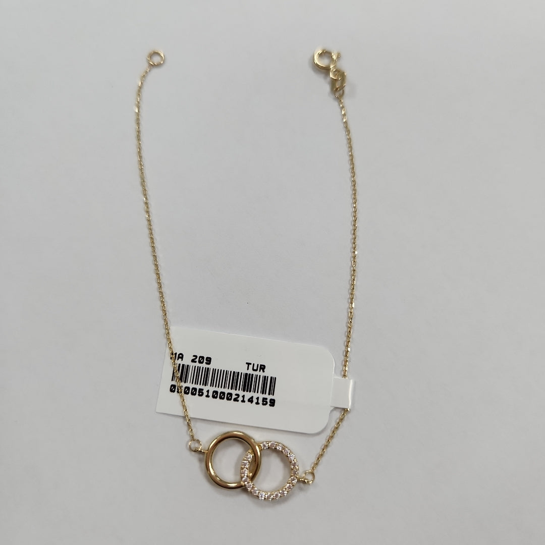 PULSERAS DAMA ORO 14K 1.3 (NUEVO)