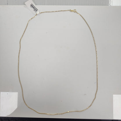 CADENAS BARBADA DIAMANTADA ORO 14K 2.1 (NUEVO)