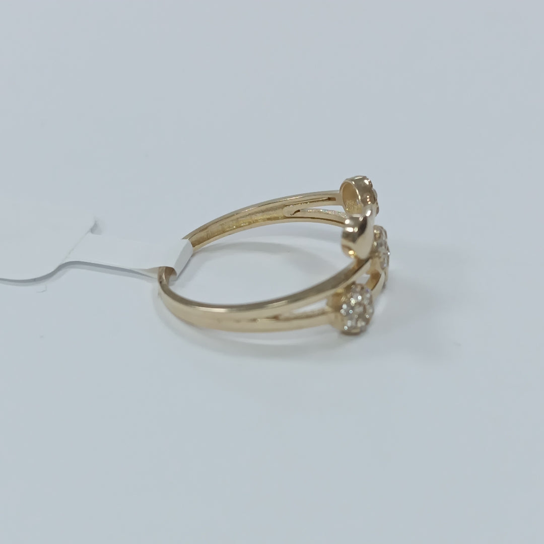ANILLOS DAMA ORO 14K 2 (NUEVO)