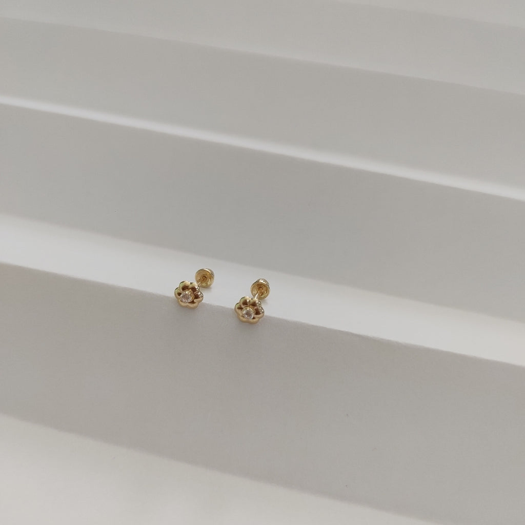 BROQUELES ORO 14K 1 (NUEVO)