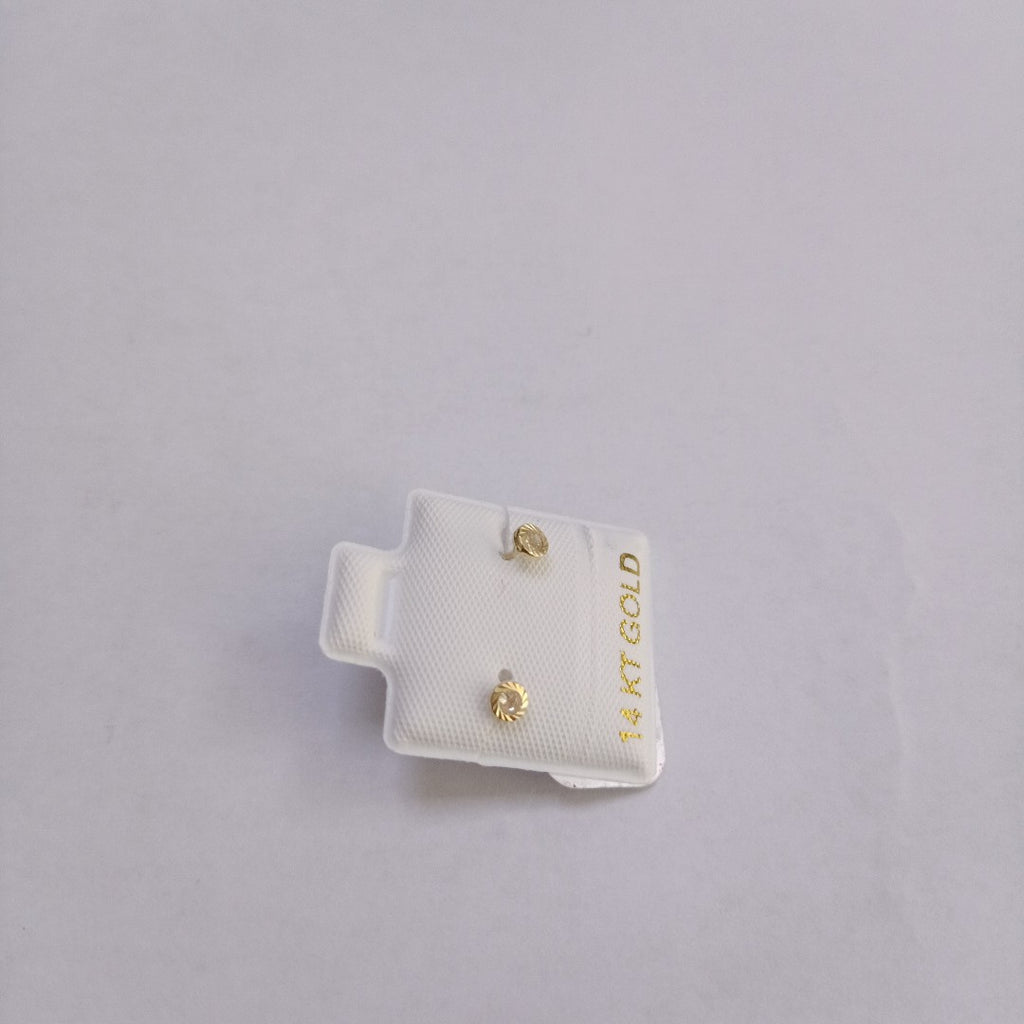 BROQUELES ORO 14K 1 (NUEVO)