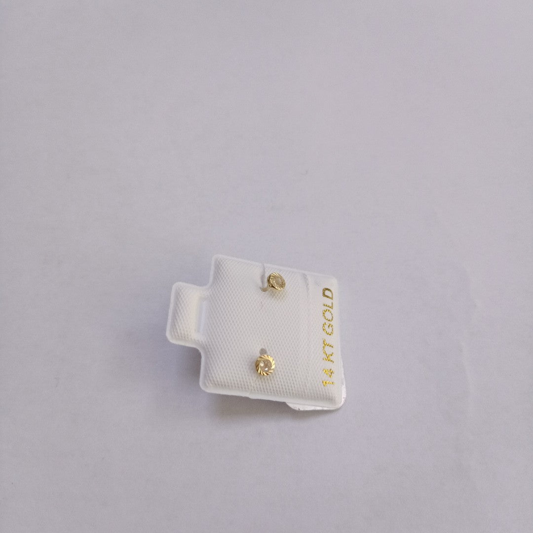 BROQUELES ORO 14K 1 (NUEVO)