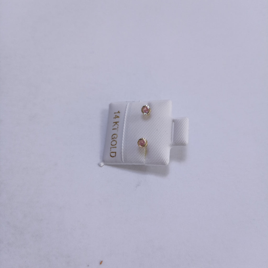 BROQUELES ORO 14K 1 (NUEVO)