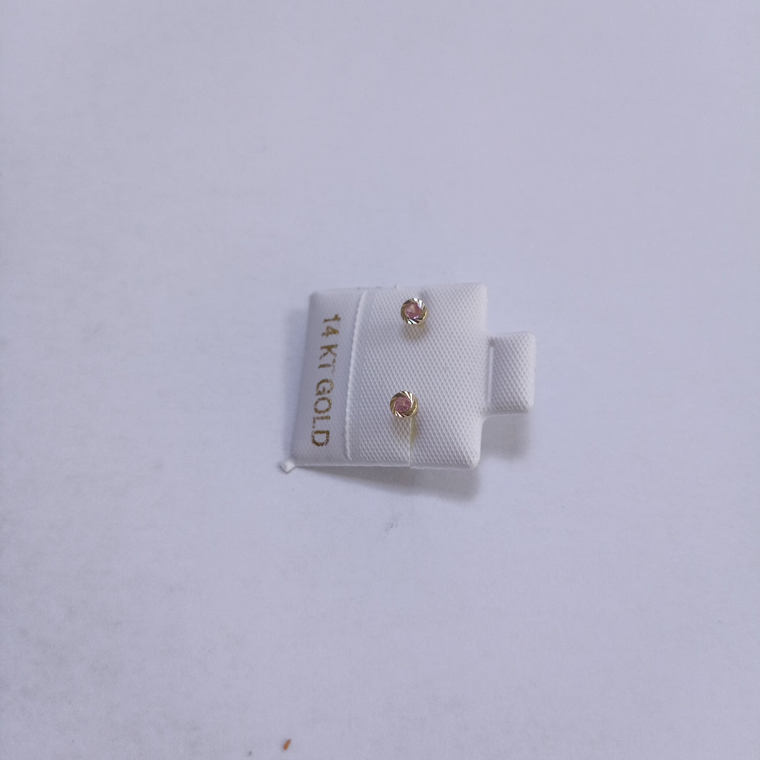 BROQUELES ORO 14K 1 (NUEVO)