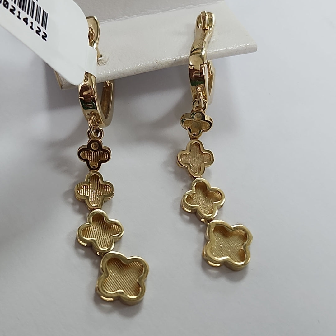 BROQUELES ORO 14K 4.2 (NUEVO)