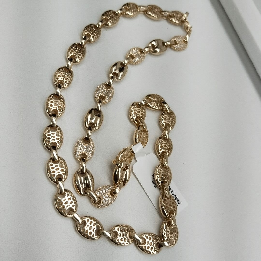 GARGANTILLAS ORO 14K 35.5 (NUEVO)