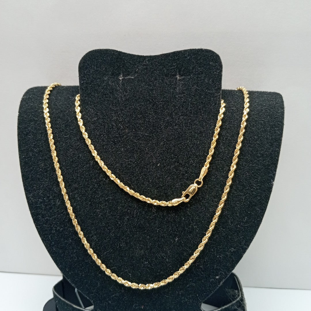 CADENAS TORSAL ORO 14K 7.7 (NUEVO)