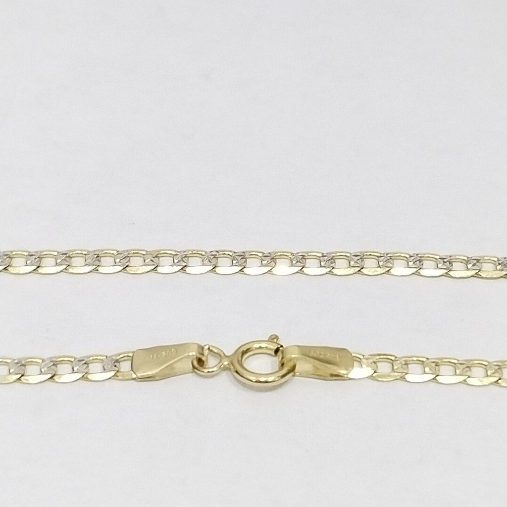 CADENAS BARBADA DIAMANTADA ORO 14K 5.2 (NUEVO)