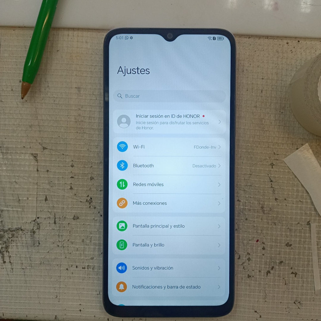 CELULAR HONOR X6A WDY-LX3 (2023) 256 GB 6 GB RAM (SEMINUEVO)