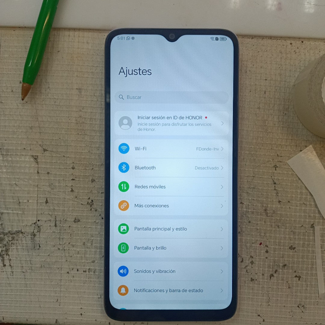 CELULAR HONOR X6A WDY-LX3 (2023) 256 GB 6 GB RAM (SEMINUEVO)