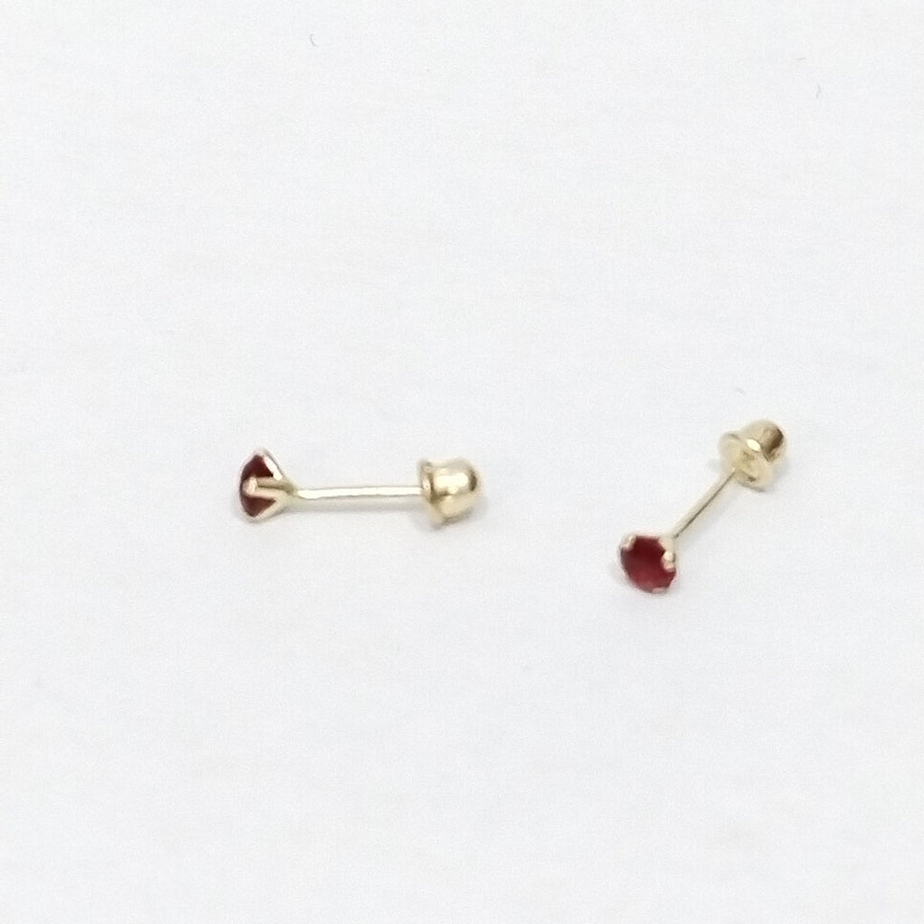 BROQUELES ORO 14K 1 (NUEVO)