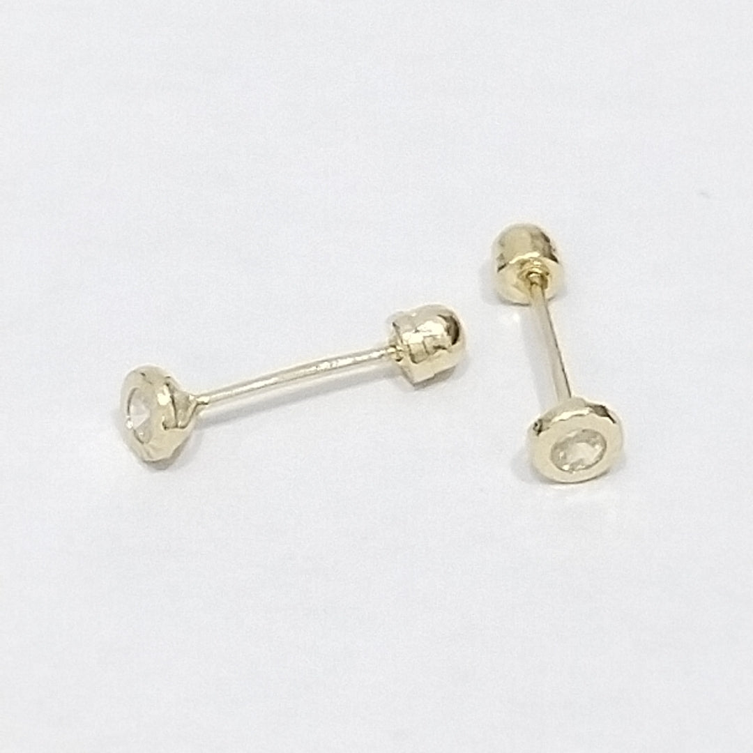 BROQUELES ORO 14K 1 (NUEVO)