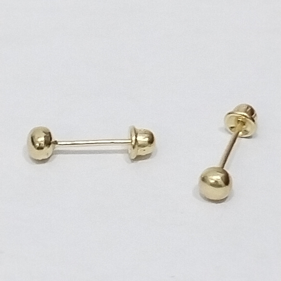 BROQUELES ORO 14K 1 (NUEVO)