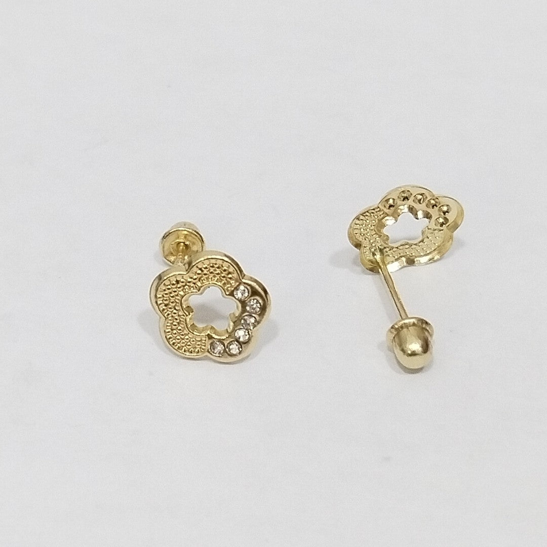 BROQUELES ORO 14K 1 (NUEVO)
