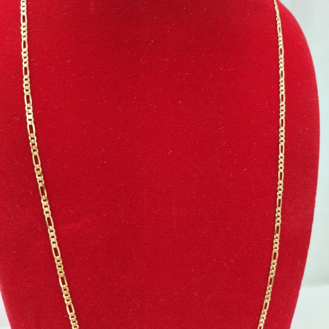 CADENAS CARTIER 3*1 AMARILLA ORO 14K 3.3 (NUEVO)