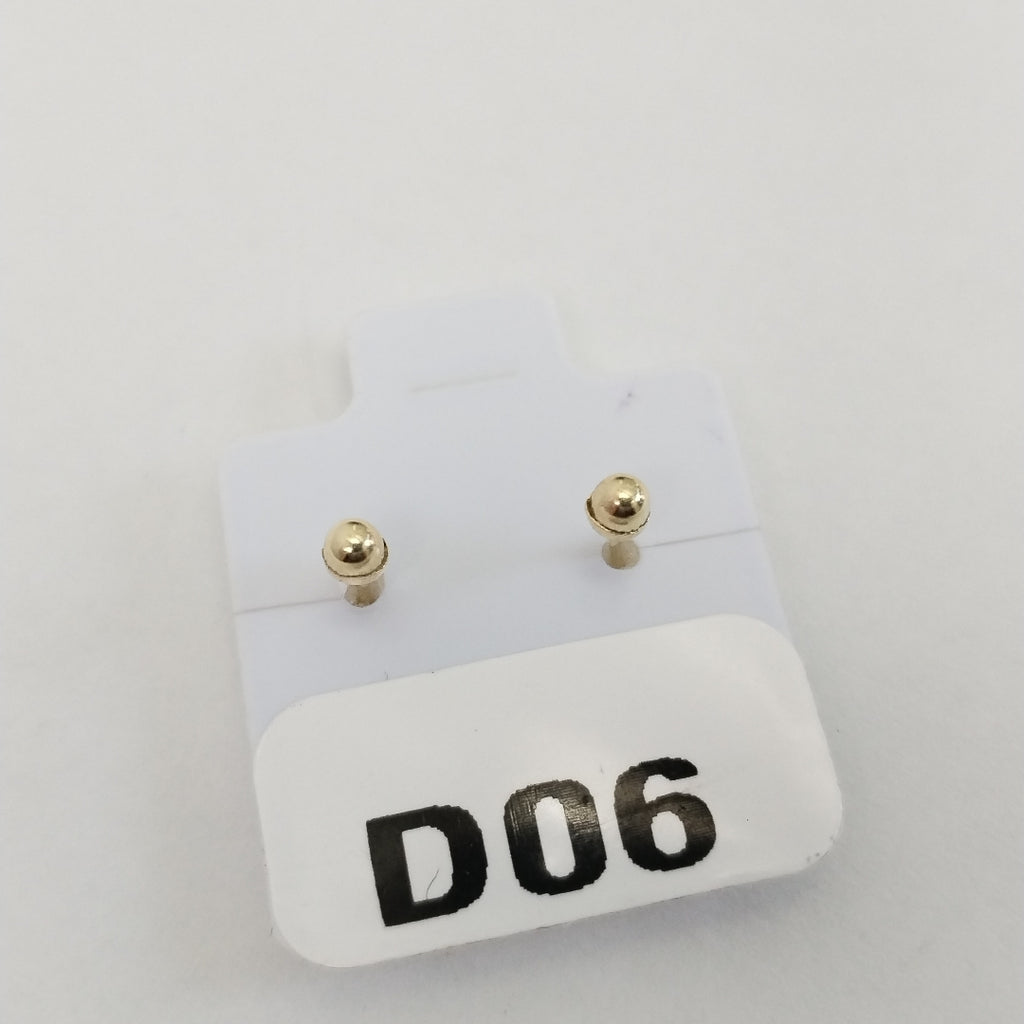 BROQUELES ORO 10K 1 (NUEVO)