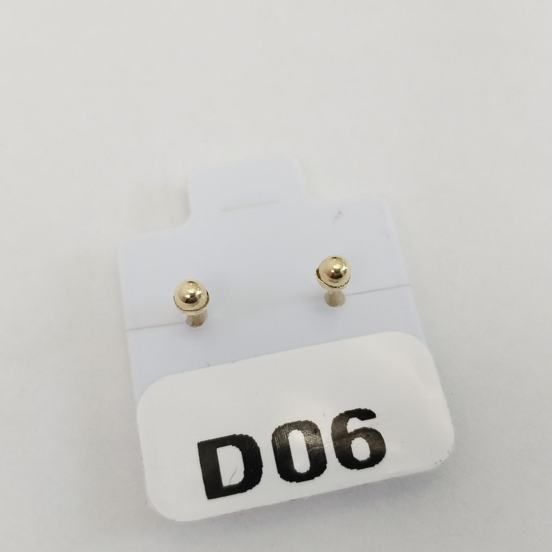 BROQUELES ORO 10K 1 (NUEVO)