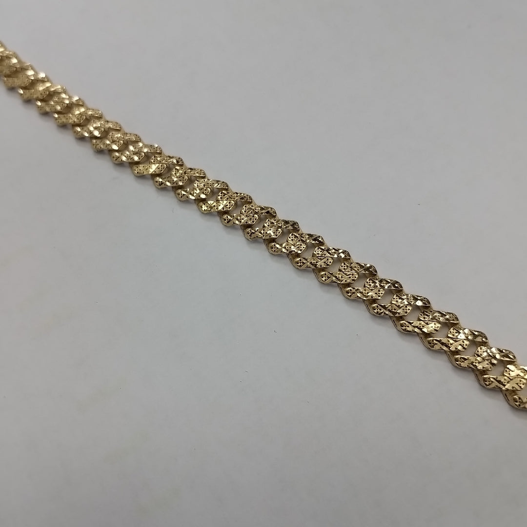 PULSERA MONACO ORO 14K 7.2 (NUEVO)