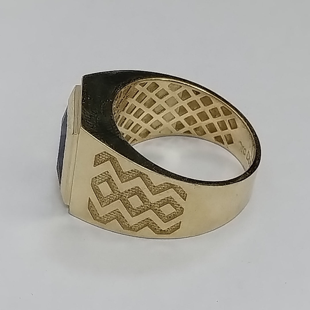 ANILLOS CABALLERO ORO 10K 8.1 (NUEVO)
