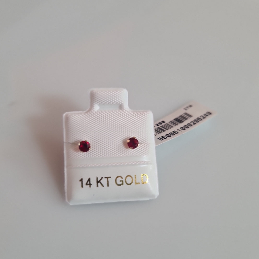 BROQUELES ORO 14K 1 (NUEVO)