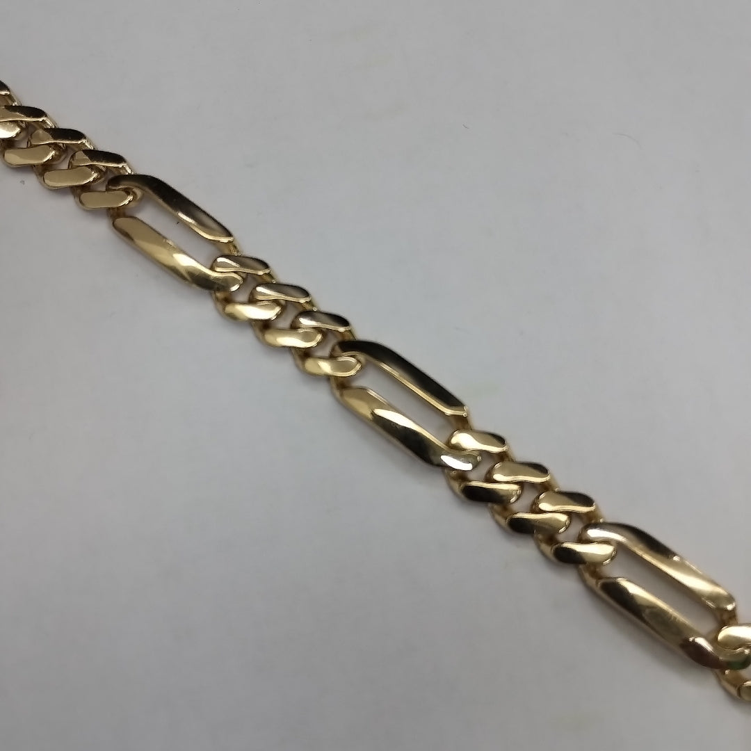 PULSERA CABALLERO MONACO ORO 14K 12.6 (NUEVO)
