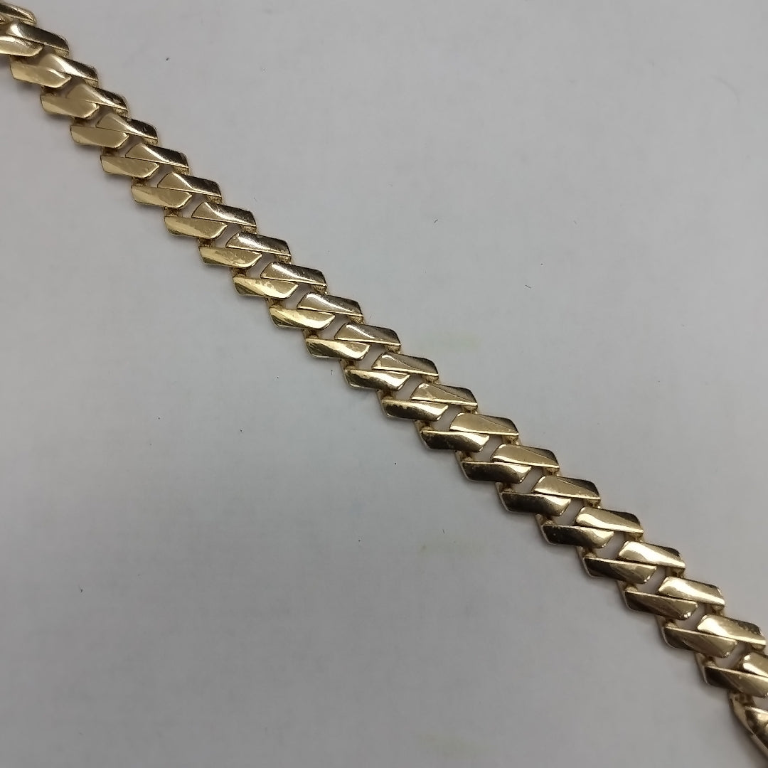 PULSERA MONACO ORO 14K 9 (NUEVO)