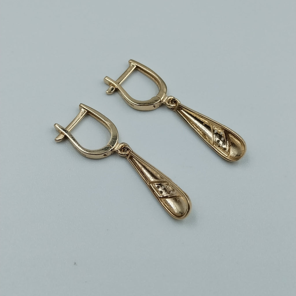 BROQUELES ORO 14K 2.6 (NUEVO)