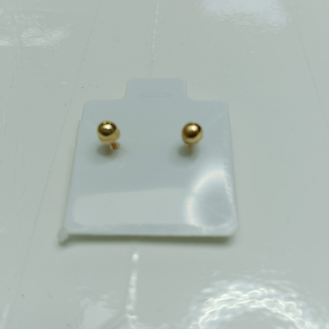 BROQUELES ORO 14K 1 (NUEVO)