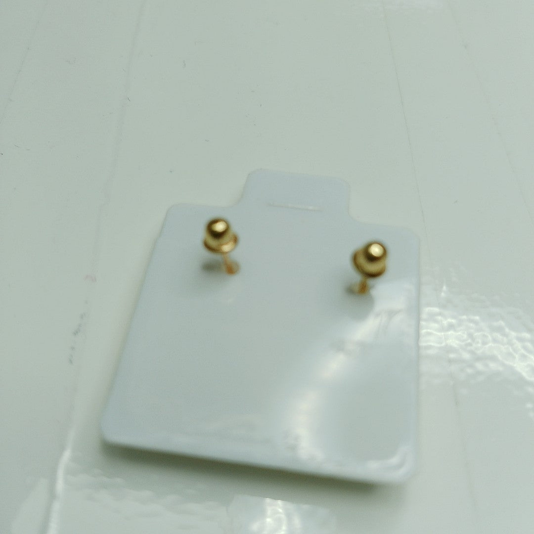 BROQUELES ORO 14K 1 (NUEVO)