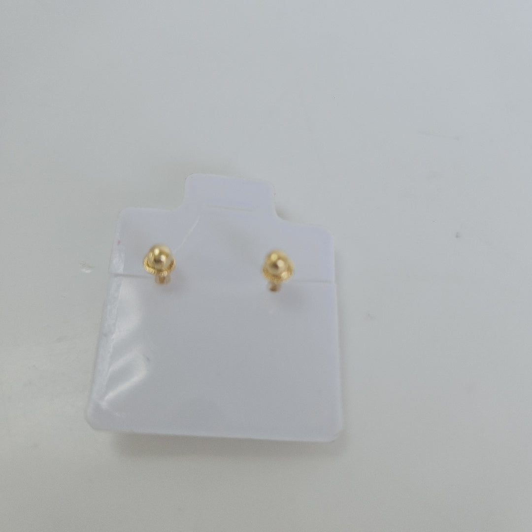 BROQUELES ORO 10K 1 (NUEVO)