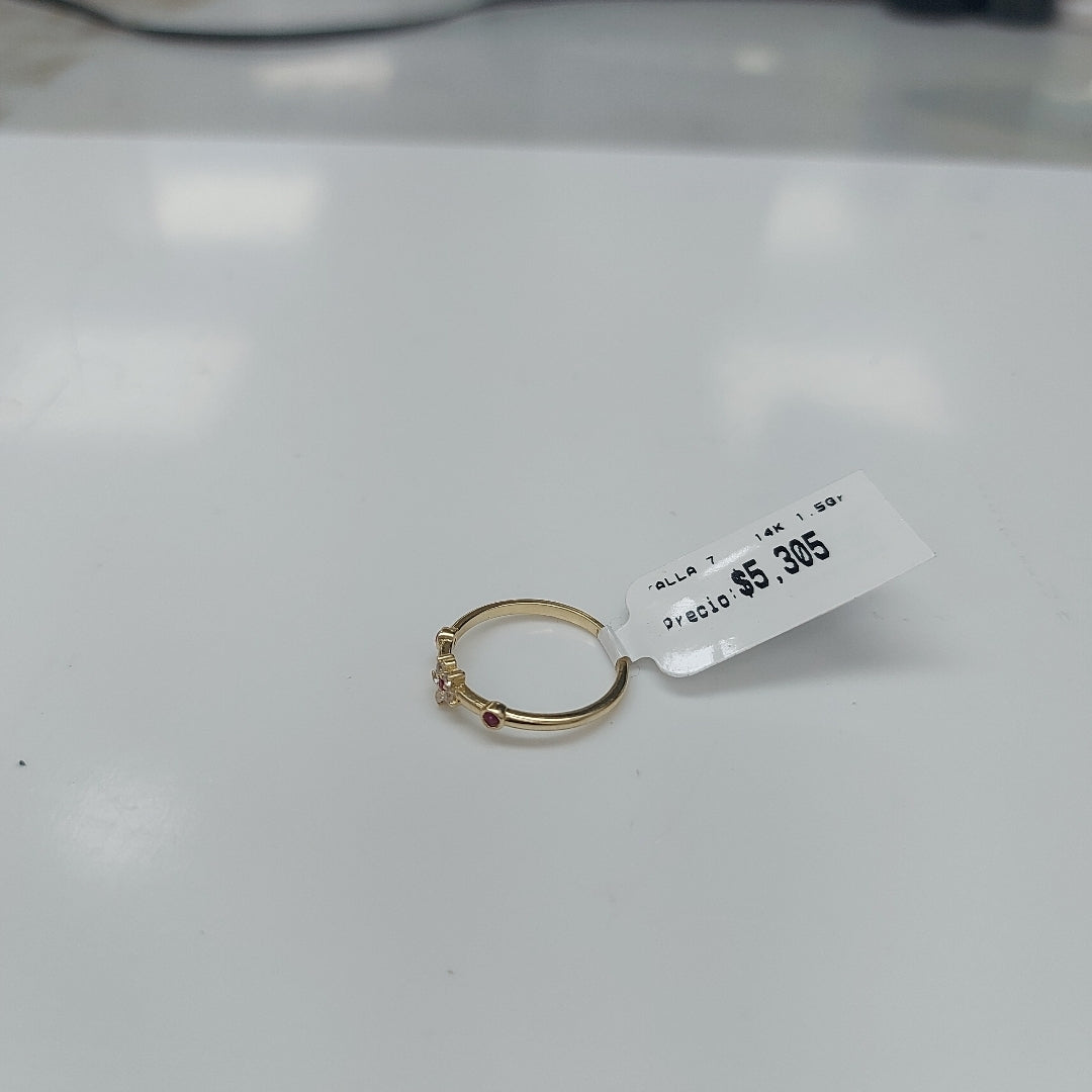 ANILLOS DAMA ORO 14K 1.5 (NUEVO)