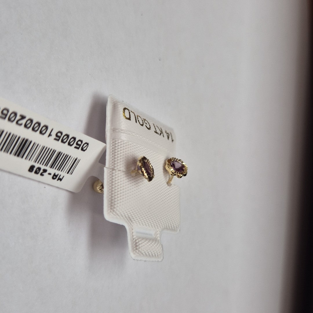 BROQUELES ORO 14K 1 (NUEVO)